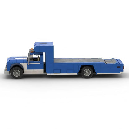 retro rig flatbed building set | moc-149198 - 1