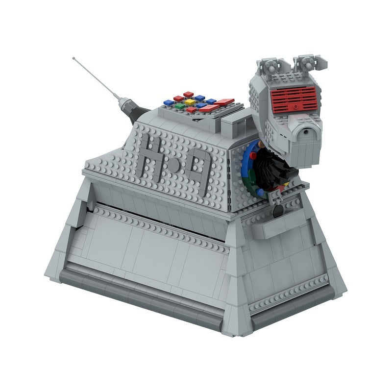 Retro Sci-Fi Robotic Hound MOC Building Kit | Mechanical Creature Model - 1