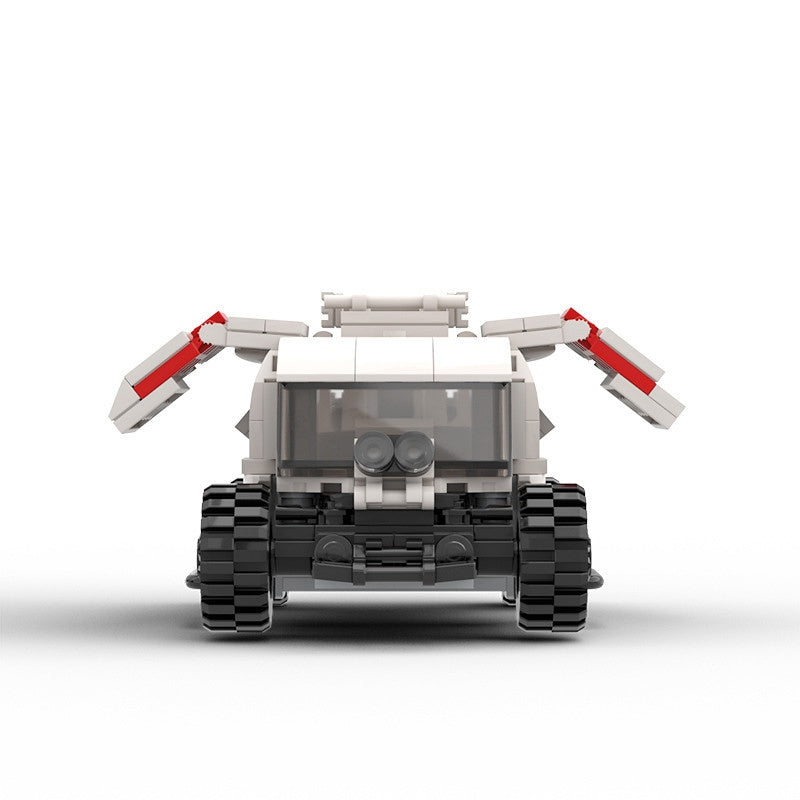 Retro Sci-Fi Space Chariot Transport Building Kit | LEGO-Compatible MOC - 2