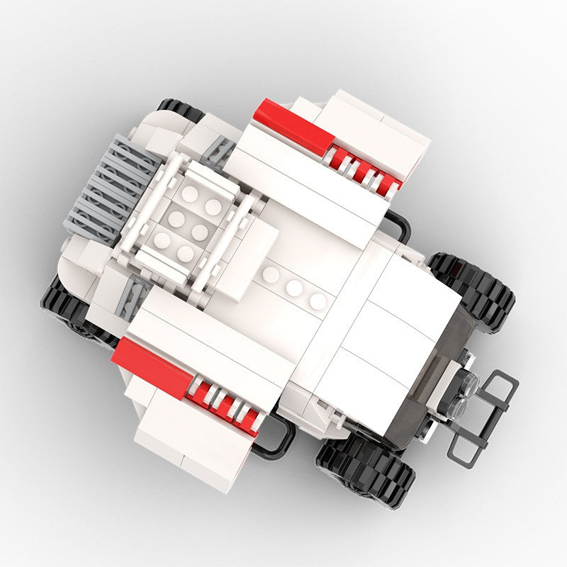 Retro Sci-Fi Space Chariot Transport Building Kit | LEGO-Compatible MOC - 3