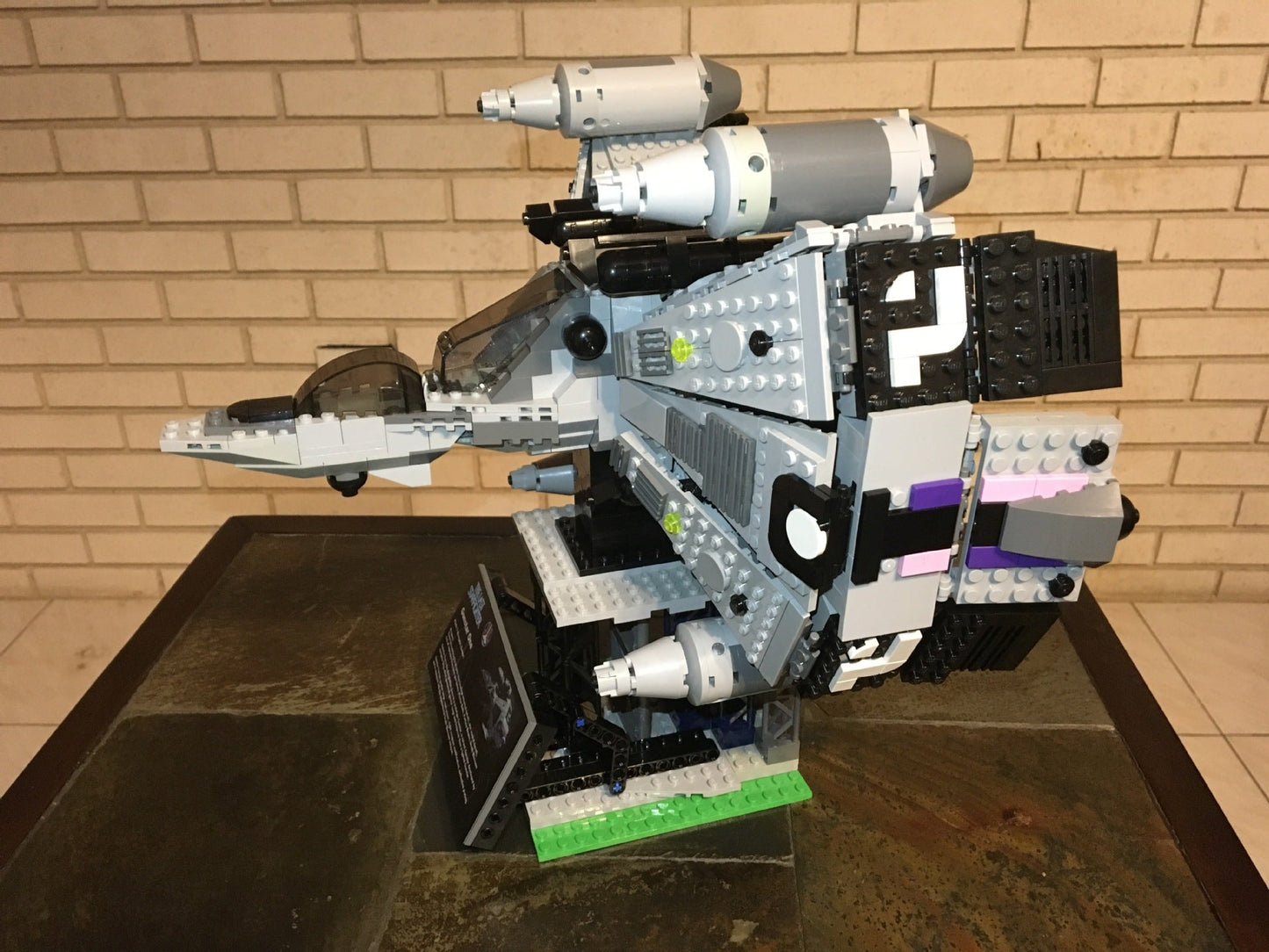 Retro Space Fighter Gunstar MOC Building Kit | LEGO-Compatible MOC - 3
