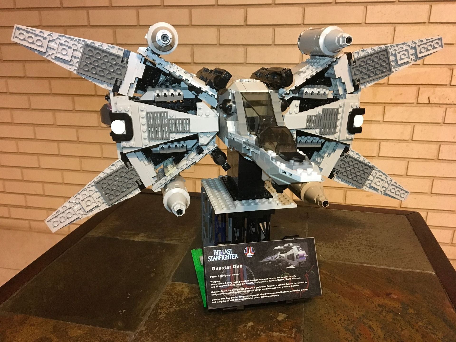 Retro Space Fighter Gunstar MOC Building Kit | LEGO-Compatible MOC - 4
