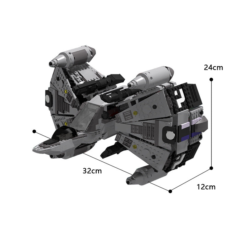 Retro Space Fighter Gunstar MOC Building Kit | LEGO-Compatible MOC - 5