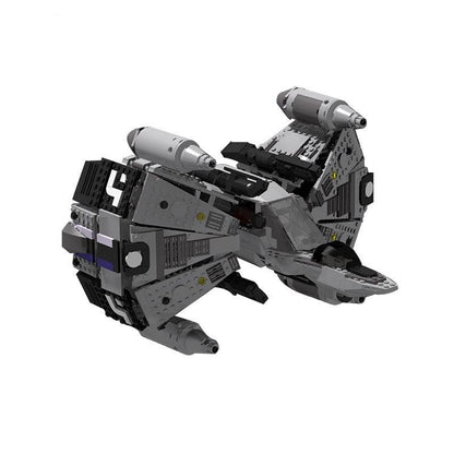 Retro Space Fighter Gunstar MOC Starfighter Building Kit | Sci-Fi Vehicle - 1
