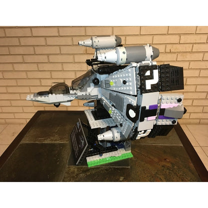 Retro Space Fighter Gunstar MOC Starfighter Building Kit | Sci-Fi Vehicle - 2