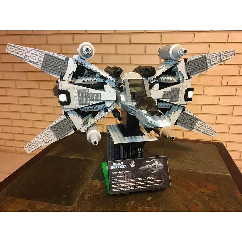 Retro Space Fighter Gunstar MOC Starfighter Building Kit | Sci-Fi Vehicle - 3