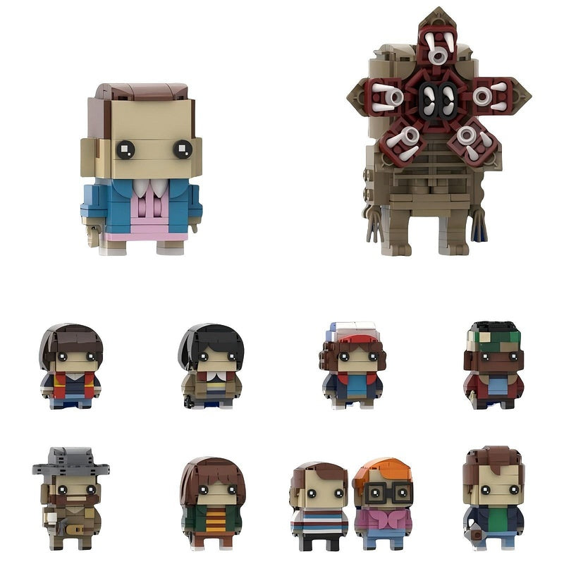 Retro Supernatural Mystery Horror BrickHeadz Building Kit | LEGO-Compatible MOC - 1