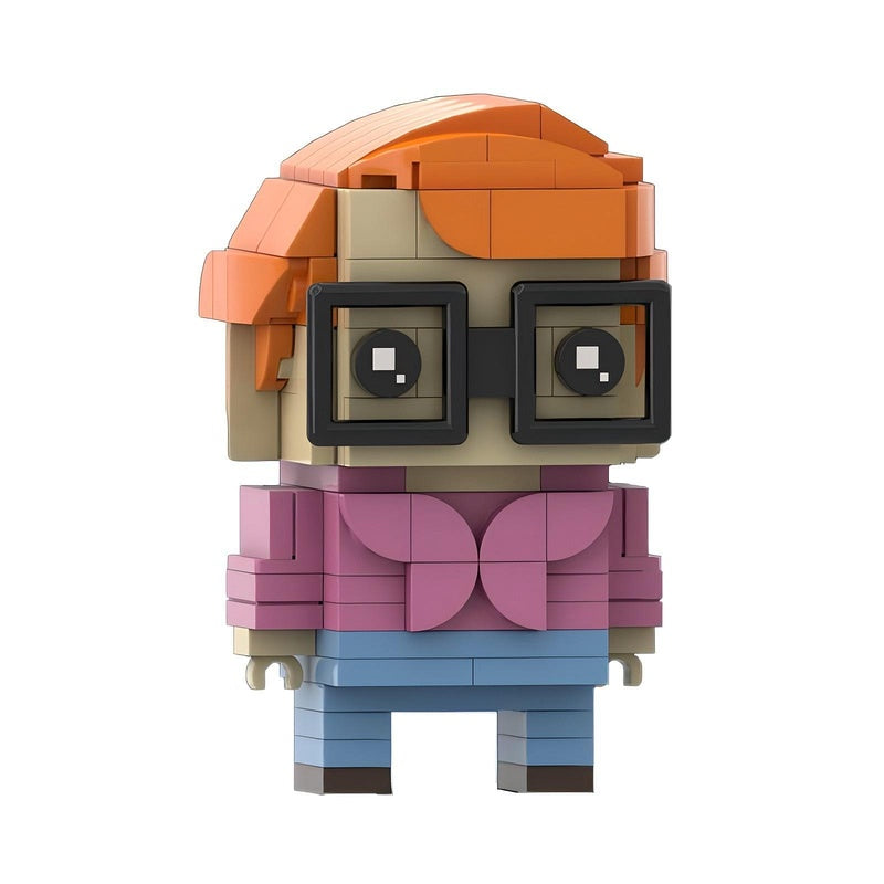 Retro Supernatural Mystery Horror BrickHeadz Building Kit | LEGO-Compatible MOC - 10