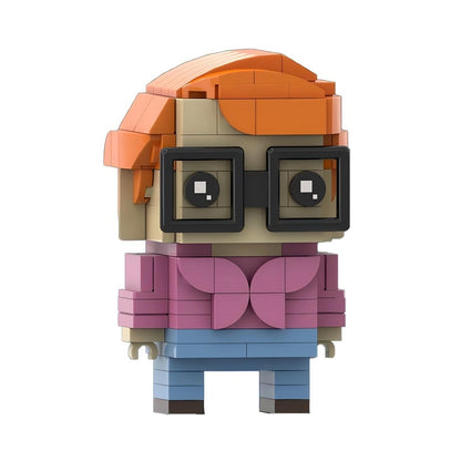 Retro Supernatural Mystery Horror BrickHeadz Building Kit | LEGO-Compatible MOC - 10