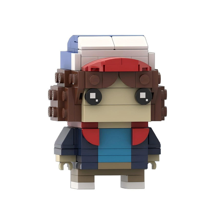 Retro Supernatural Mystery Horror BrickHeadz Building Kit | LEGO-Compatible MOC - 15
