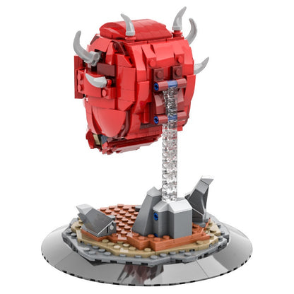 Retro Video Game Floating Meatball Monster Building Kit | LEGO-Compatible MOC - 2