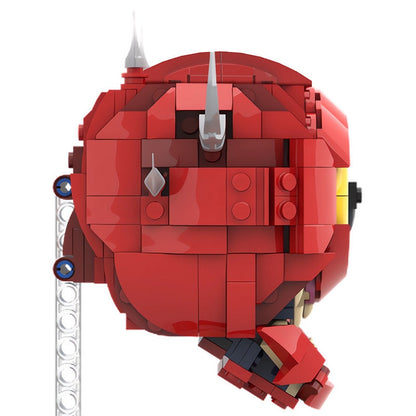 Retro Video Game Floating Meatball Monster Building Kit | LEGO-Compatible MOC - 4