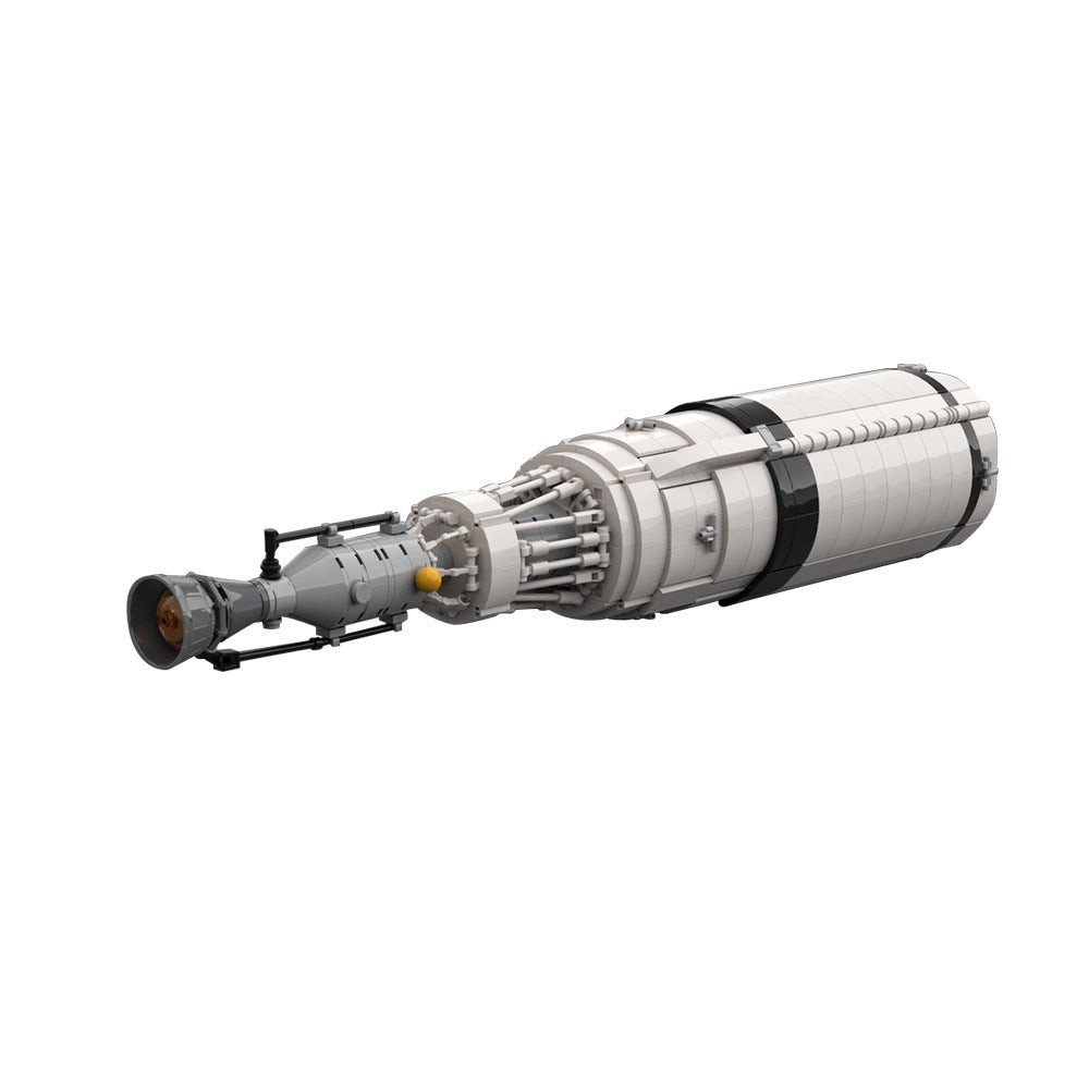 Reusable Nuclear Shuttle Building Kit | 1:110 | LEGO-Compatible MOC - 1