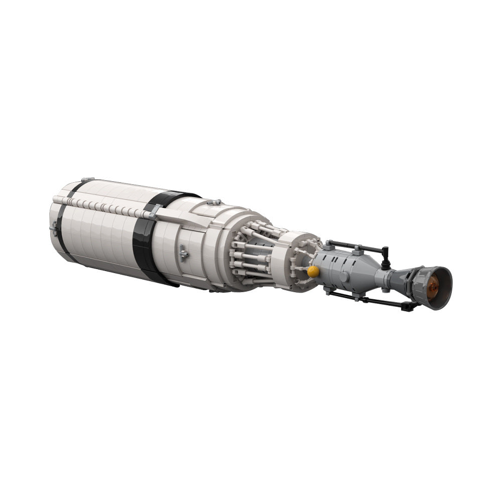 Reusable Nuclear Shuttle Building Kit | 1:110 | LEGO-Compatible MOC - 4