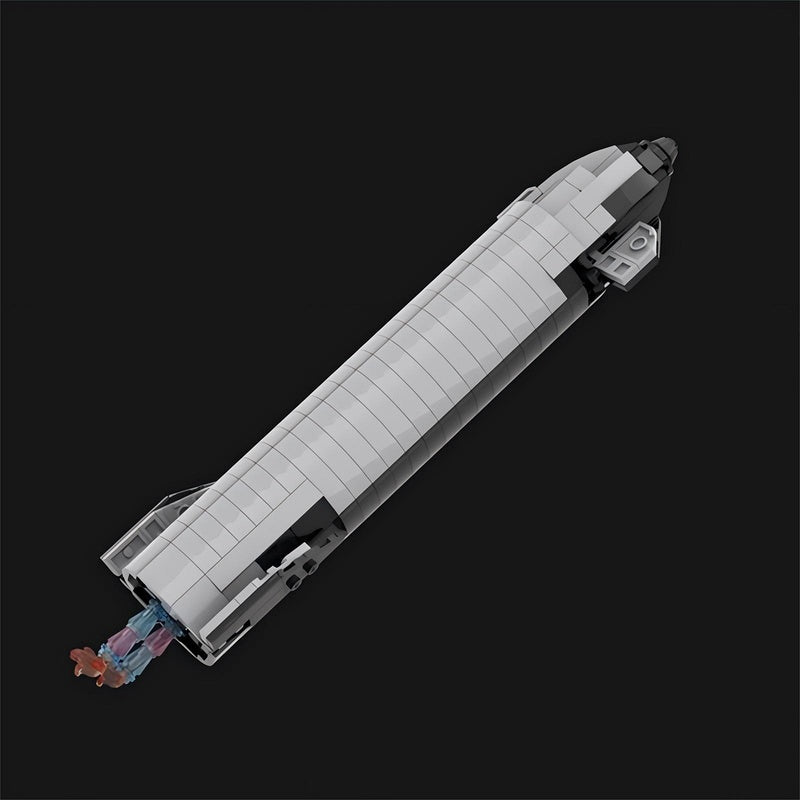 Reusable Starship Rocket MOC Building Kit | Super Heavy Space Model - 1