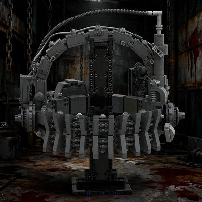 reverse bear trap building kit | saw | lego compatible moc - 1