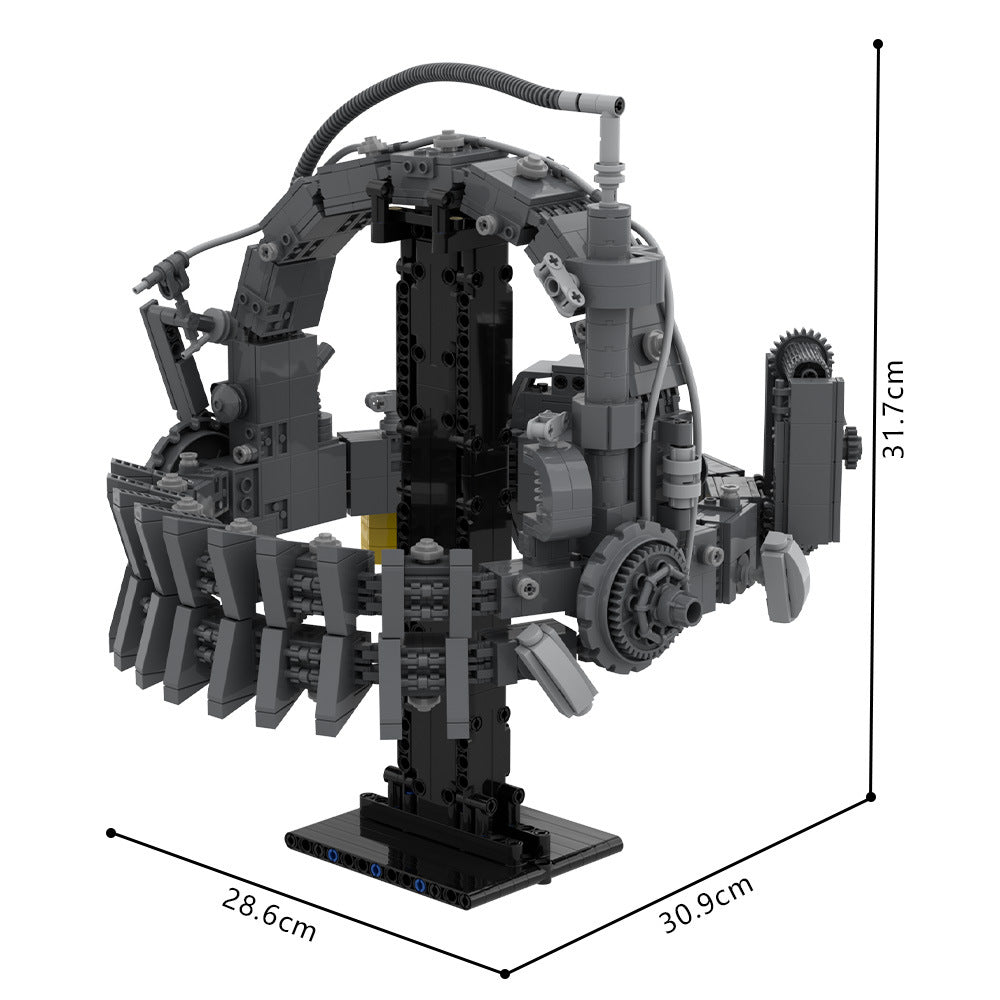 reverse bear trap building kit | saw | lego compatible moc - 3
