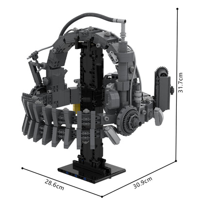 reverse bear trap building kit | saw | lego compatible moc - 3