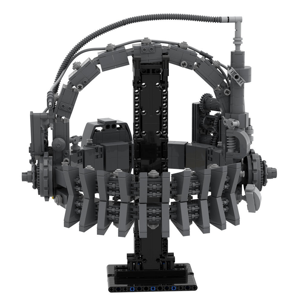 reverse bear trap building kit | saw | lego compatible moc - 4