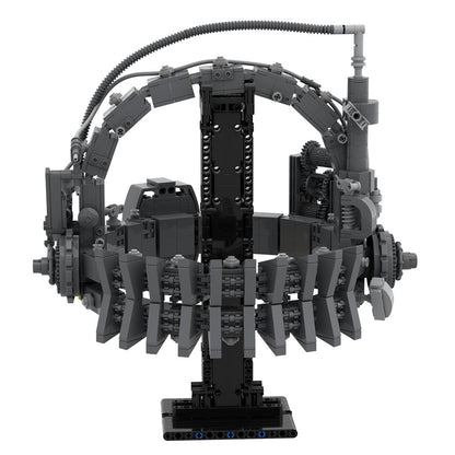 reverse bear trap building kit | saw | lego compatible moc - 4