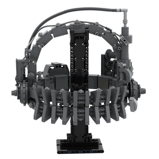 reverse bear trap building kit | saw | lego compatible moc - 4