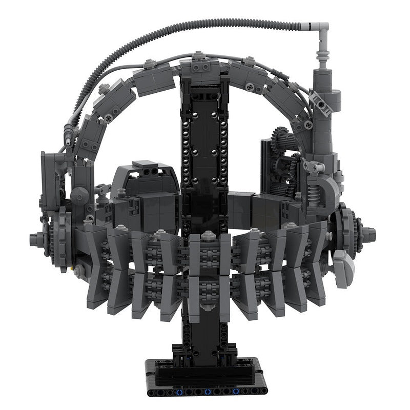Reverse Bear Trap MOC Building Kit | Horror Mechanical Display Model - 1