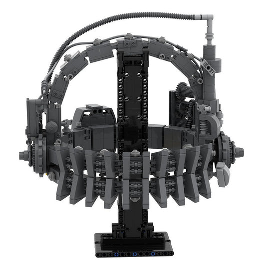 Reverse Bear Trap MOC Building Kit | Horror Mechanical Display Model - 1