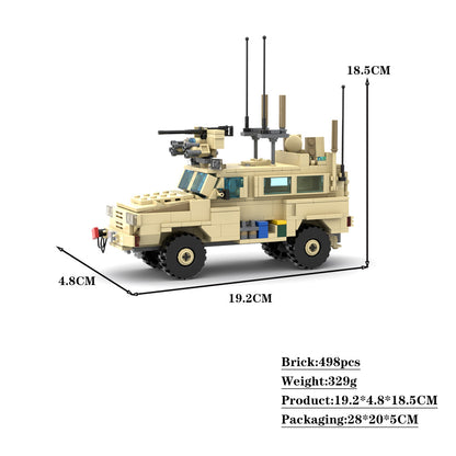 rg-31 mk.3a "nyala" cat.1 mrap building set | 1:35 scale | moc-132300 - 3