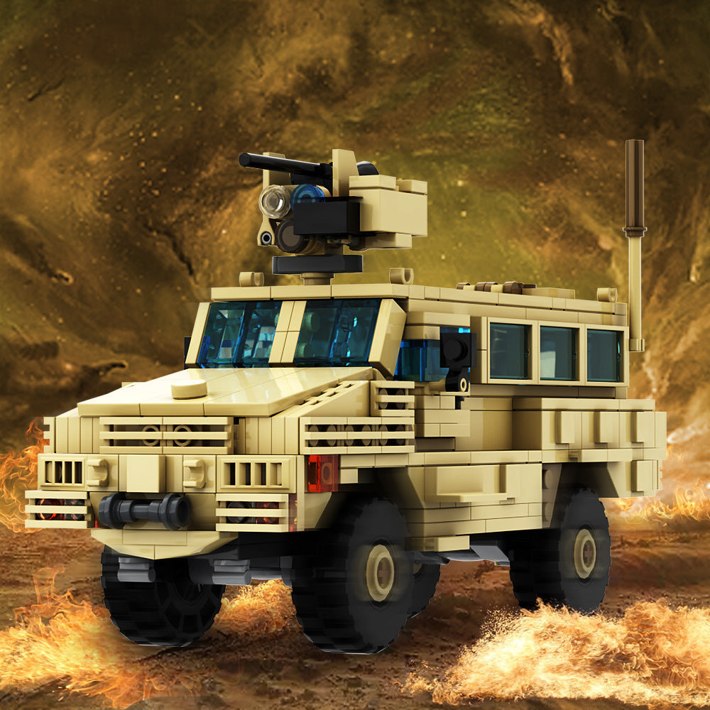 RG-31 Mk.5E Cat.1 MRAP Building Kit | LEGO-Compatible MOC - 2