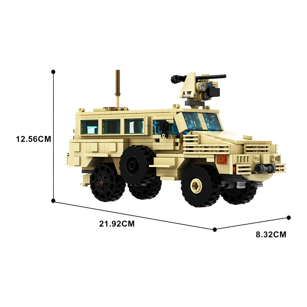 RG-31 Mk.5E Cat.1 MRAP Building Kit | LEGO-Compatible MOC - 5