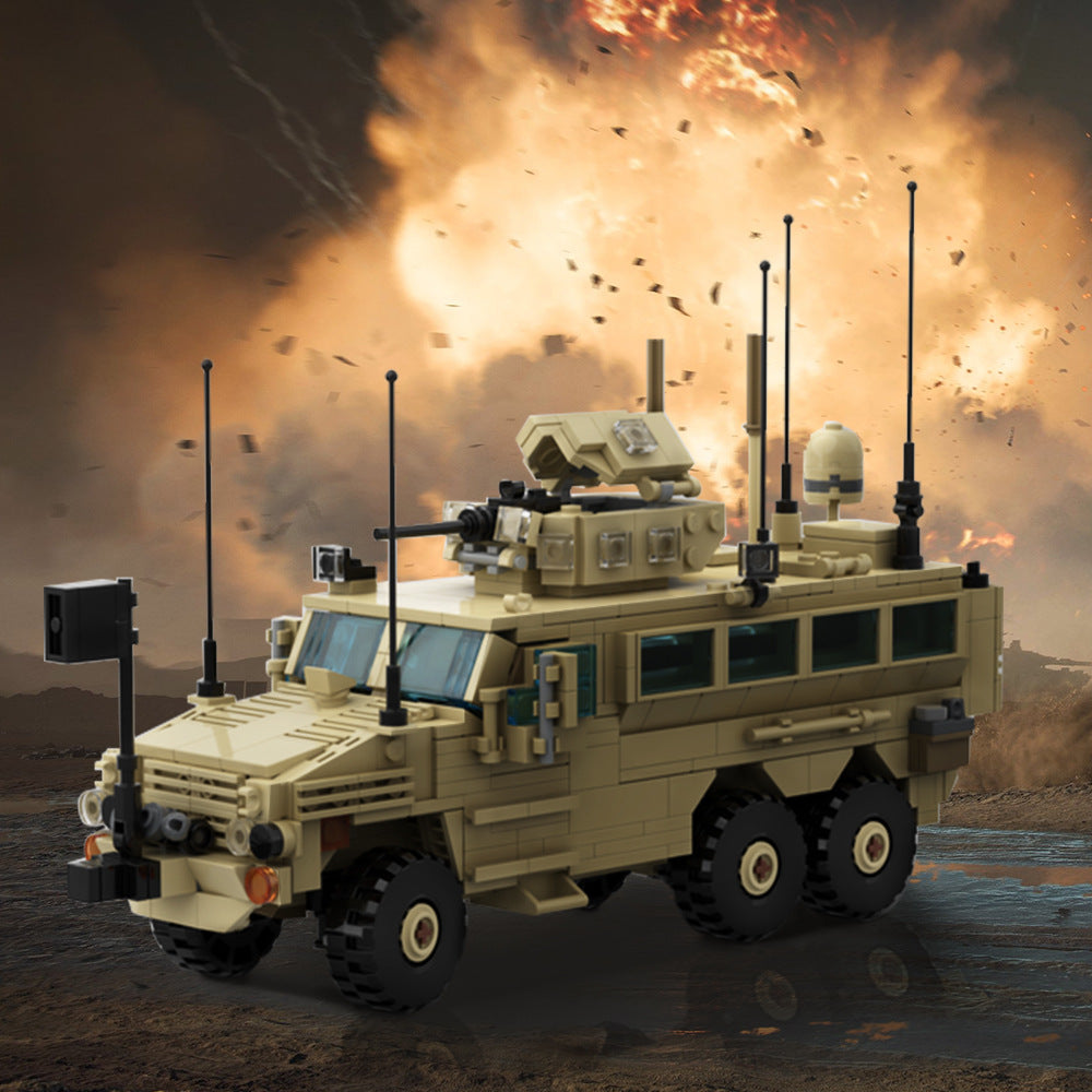 rg-33l cat.2 mrap building set | 1:35 scale | moc-133158 - 1