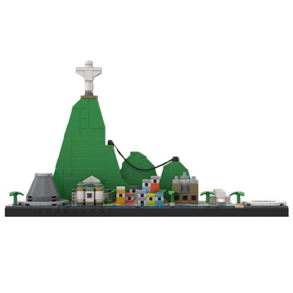 Rio de Janeiro Skyline Building Kit | LEGO-Compatible MOC - 2
