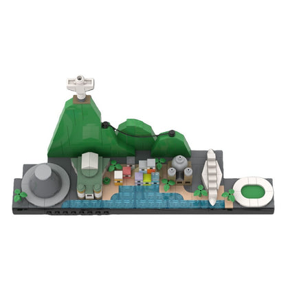 Rio de Janeiro Skyline Building Kit | LEGO-Compatible MOC - 4