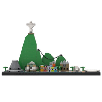 Rio de Janeiro Skyline MOC Building Kit | City Architecture Model - 2