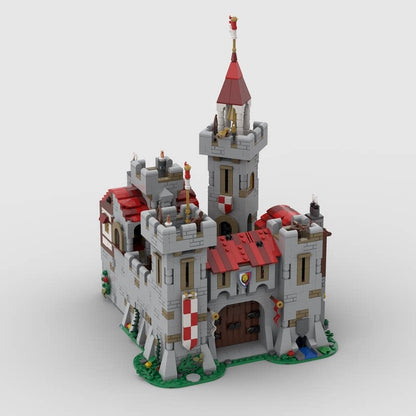 River Castle MOC Medieval Fortress Architecture Building Kit - 3