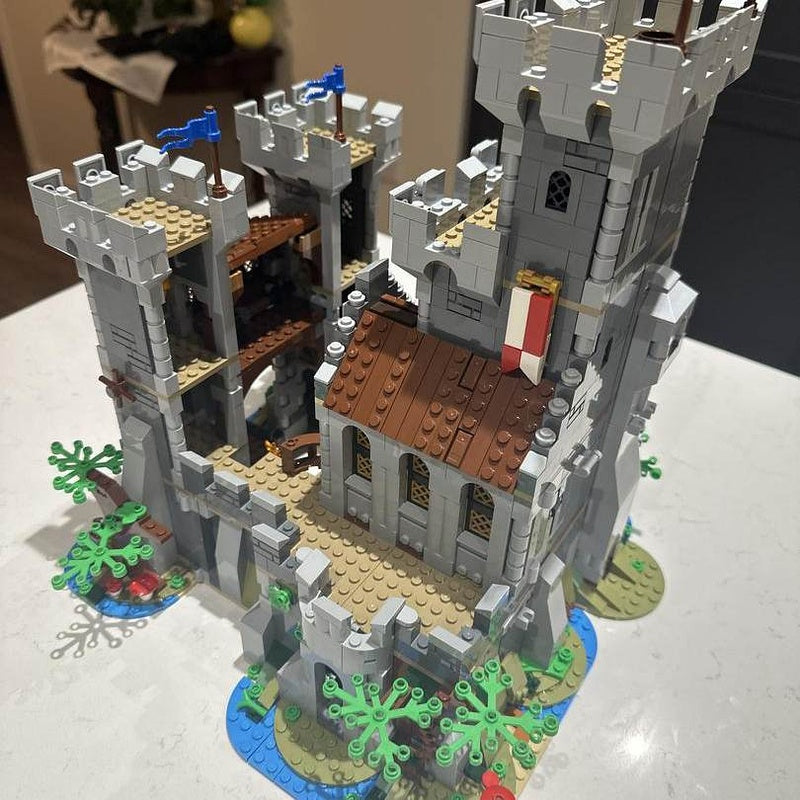Riverside Fortress Castle MOC Medieval Architecture Building Kit - 3