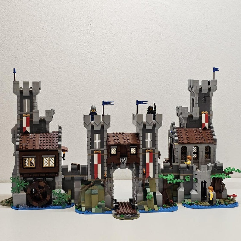 Riverside Fortress Castle MOC Medieval Architecture Building Kit - 4
