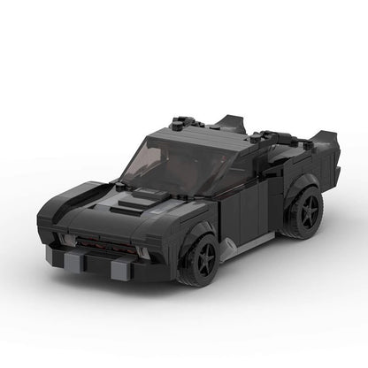 robert pattinson batmobile building set | compatible with lego - 1