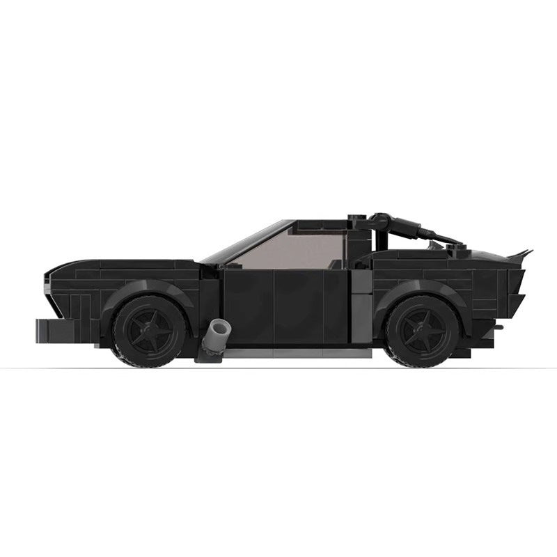 robert pattinson batmobile building set | compatible with lego - 3