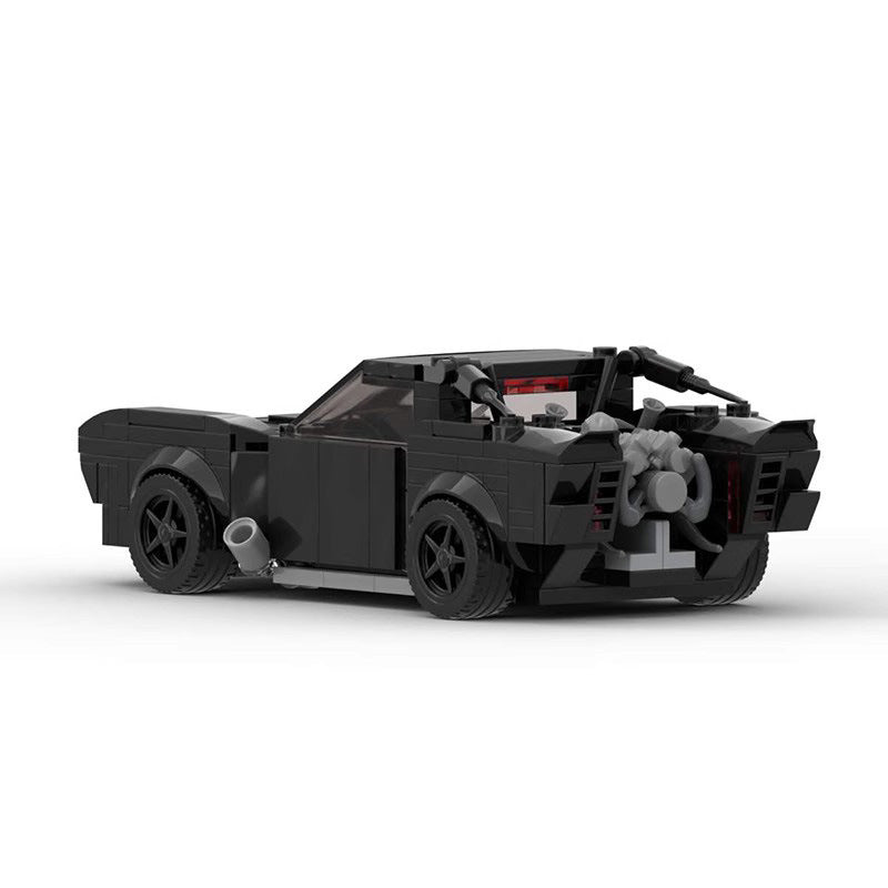 robert pattinson batmobile building set | compatible with lego - 4