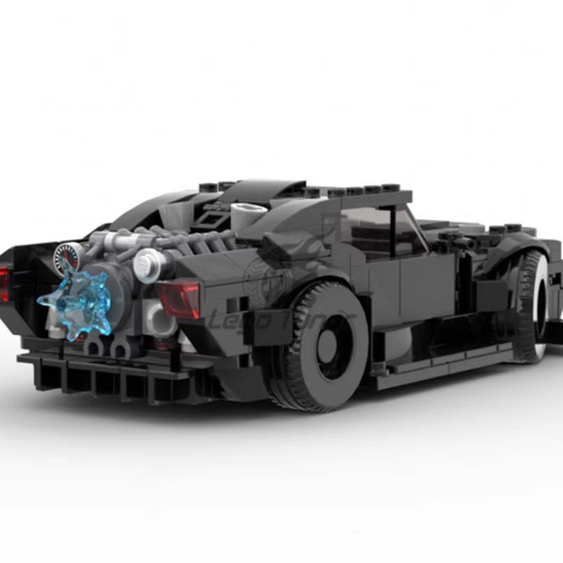 robert pattinson batmobile building set | moc-124248 - 2