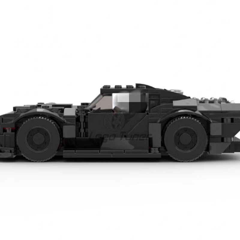 robert pattinson batmobile building set | moc-124248 - 3
