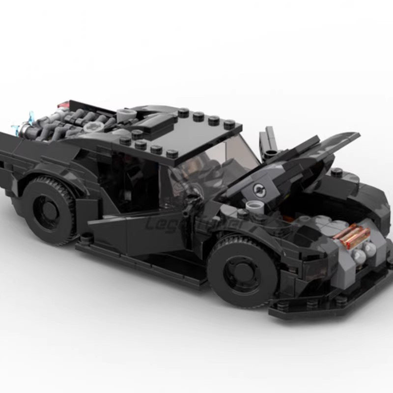 robert pattinson batmobile building set | moc-124248 - 4