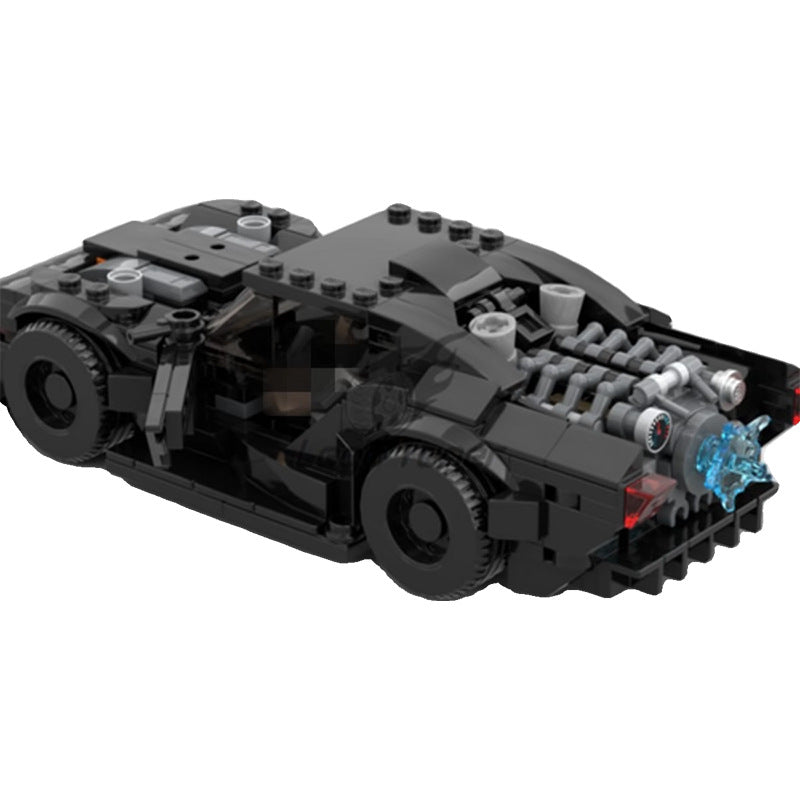 robert pattinson batmobile building set | moc-124248 - 5