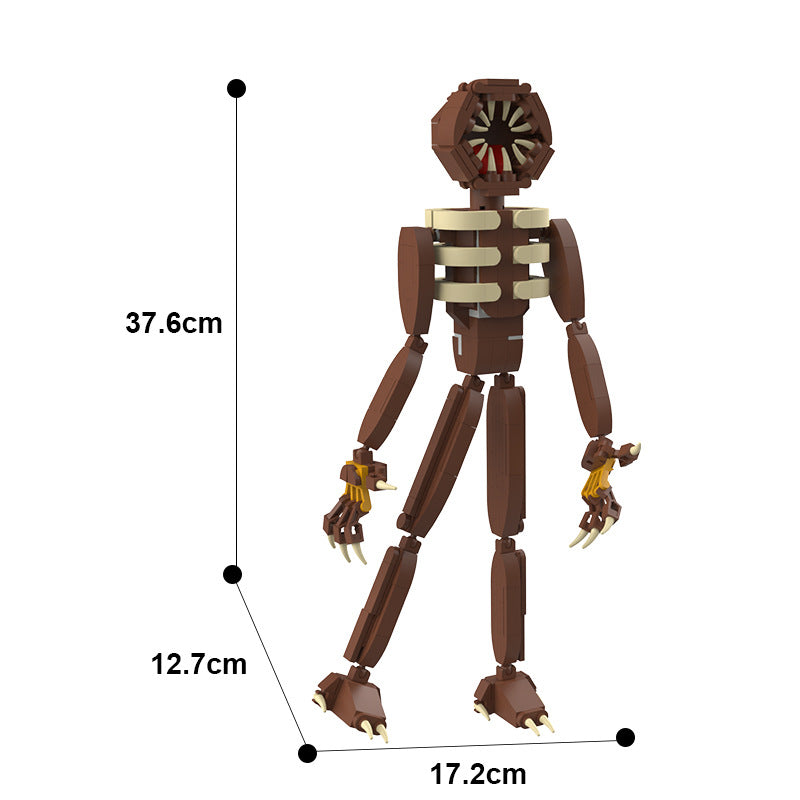 roblox doors monster building set | lego compatible - 4