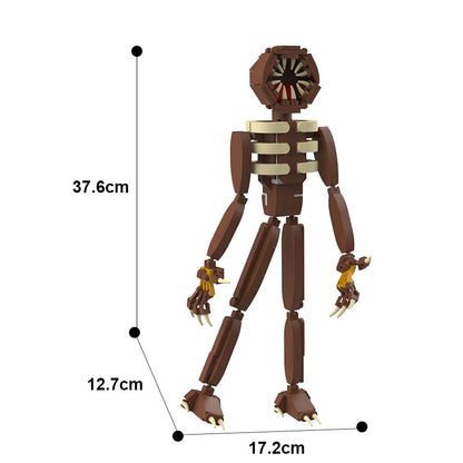 roblox doors monster building set | lego compatible - 4