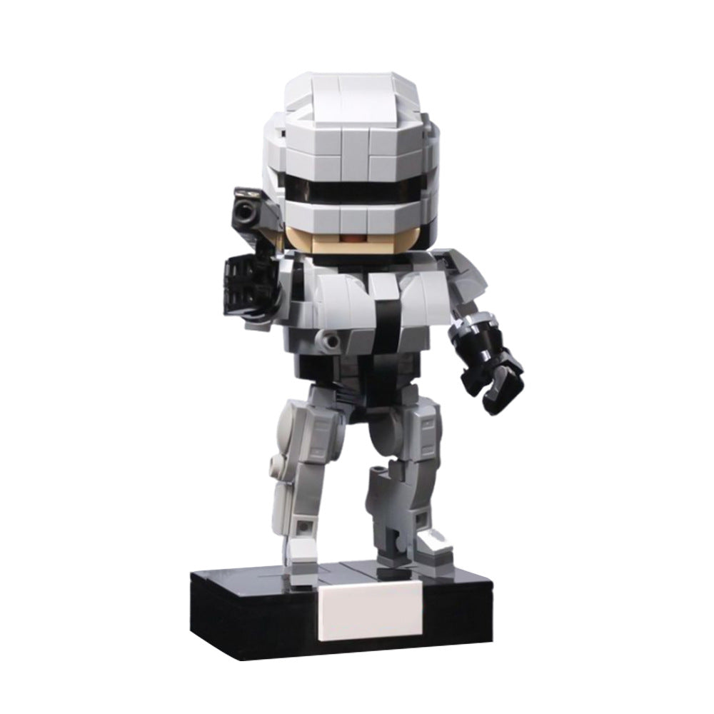robocop brickheadz building set  | moc-170058 - 2