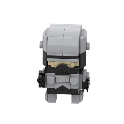 robocop brickheadz style moc | lego-compatible sci-fi figure - 1