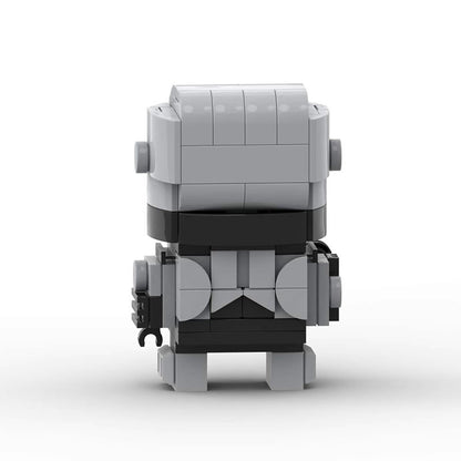 robocop brickheadz style moc | lego-compatible sci-fi figure - 2