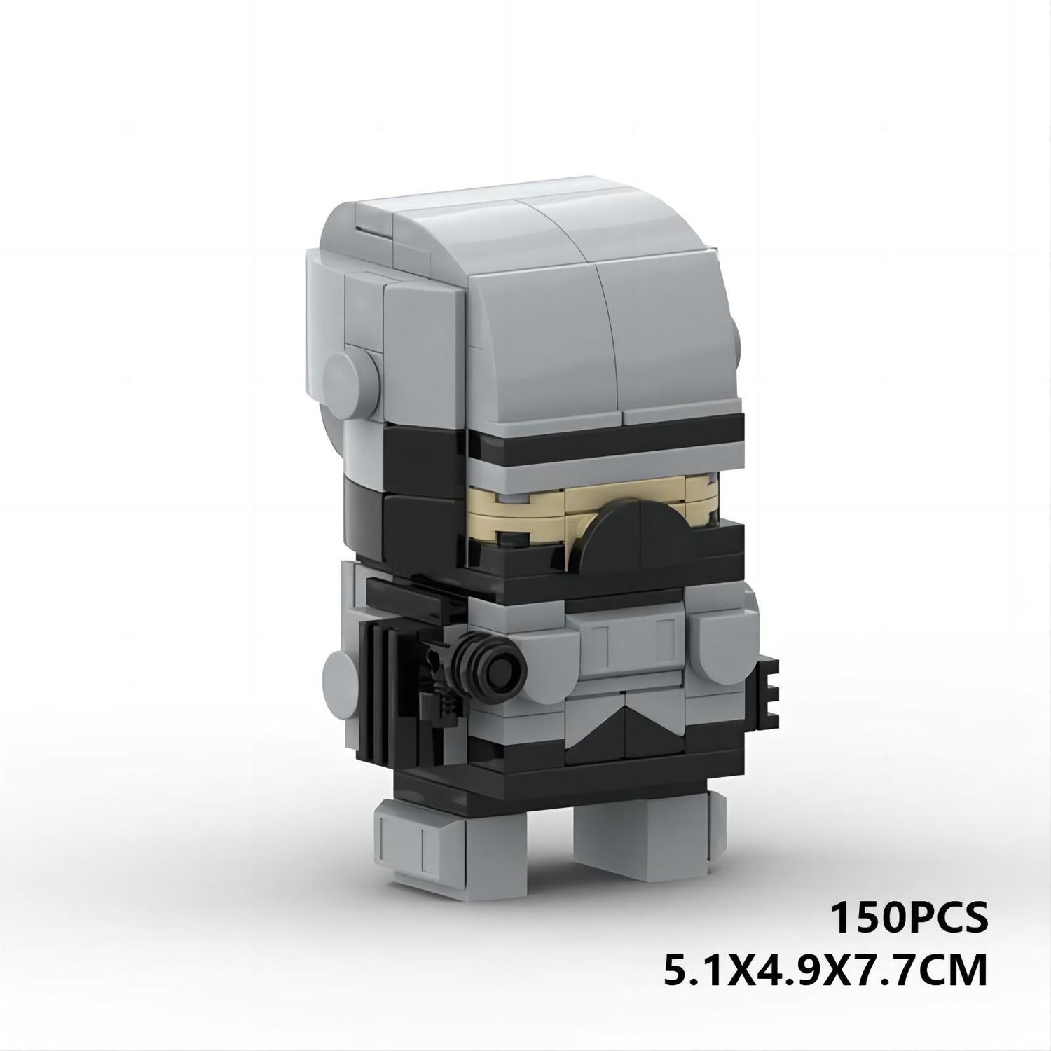 robocop brickheadz style moc | lego-compatible sci-fi figure - 5